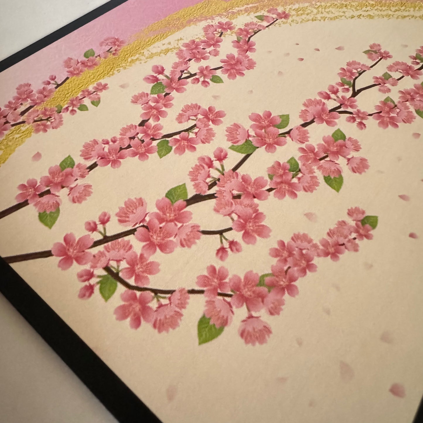 桜　ミニ屏風　